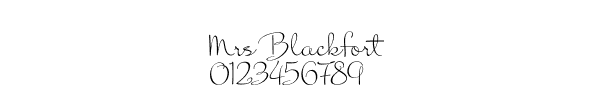 Fuente Mrs Blackfort.ttf