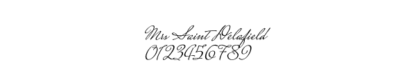Fuente Mrs Saint Delafield.ttf