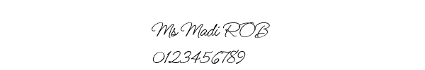 Fuente Ms Madi ROB.ttf