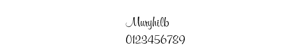 Fuente Muryhilb.ttf