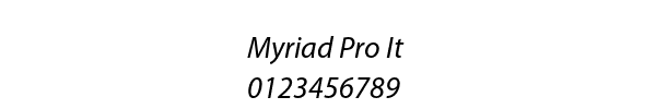 Fuente Myriad Pro It.ttf