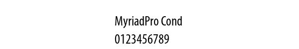 Fuente MyriadPro Cond.ttf