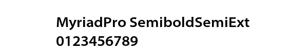 Fuente MyriadPro SemiboldSemiExt.ttf