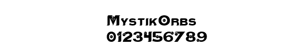 Fuente MystikOrbs.ttf