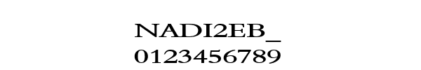 Fuente NADI2EB_.TTF