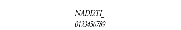 Fuente NADI2TI_.TTF