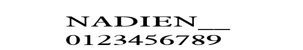 Fuente NADIEN__.TTF