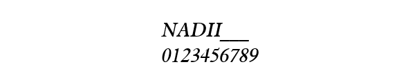 Fuente NADII___.TTF