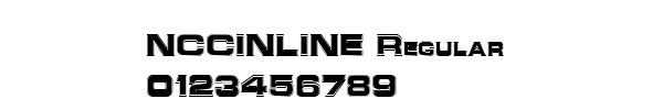 Fuente NCCINLINE Regular.ttf