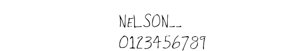 Fuente NELSON__.TTF