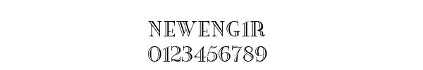 Fuente NEWENG1R.TTF