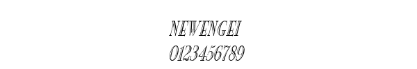 Fuente NEWENGEI.TTF