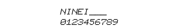 Fuente NINEI___.TTF