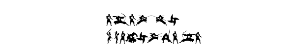 Fuente NINJAS.TTF