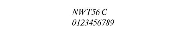 Fuente NWT56 C.TTF