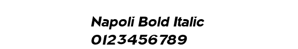 Fuente Napoli Bold Italic.ttf