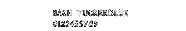 Fuente Nash TuckerBlue.ttf