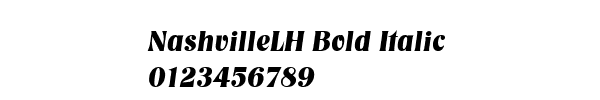 Fuente NashvilleLH Bold Italic.ttf