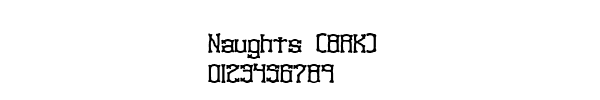 Fuente Naughts (BRK).ttf