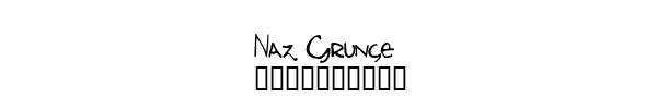 Fuente Naz Grunge.ttf