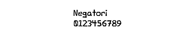 Fuente Negatori.TTF