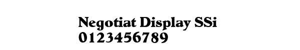 Fuente Negotiat Display SSi.ttf