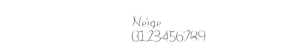 Fuente Neige.ttf