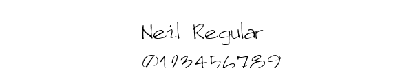 Fuente Neil Regular.ttf