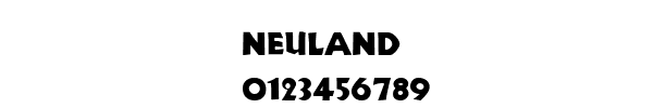Fuente Neuland.ttf