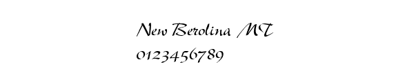 Fuente New Berolina MT.TTF