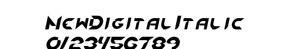 Fuente NewDigitalItalic.ttf