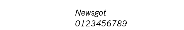 Fuente Newsgot.ttf