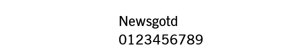 Fuente Newsgotd.ttf