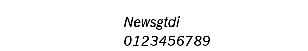 Fuente Newsgtdi.ttf