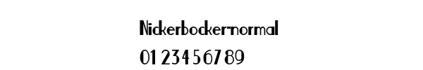 Fuente Nickerbocker-normal.ttf
