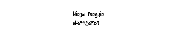 Fuente Ninja Penguin.ttf