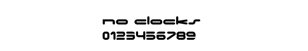 Fuente No Clocks.ttf