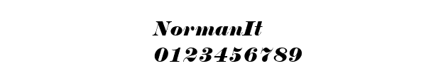 Fuente NormanIt.ttf
