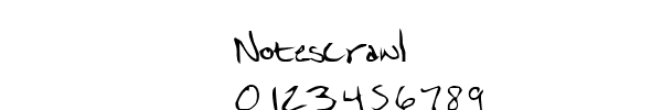 Fuente Notescrawl.ttf
