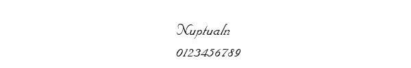 Fuente Nuptualn.ttf