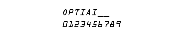 Fuente OPTIAI__.TTF
