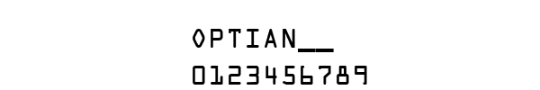 Fuente OPTIAN__.TTF