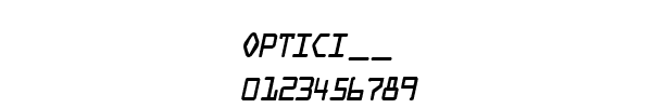 Fuente OPTICI__.TTF