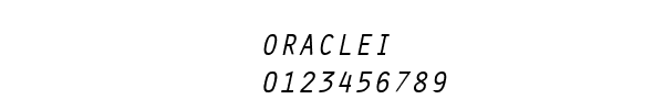 Fuente ORACLEI.TTF