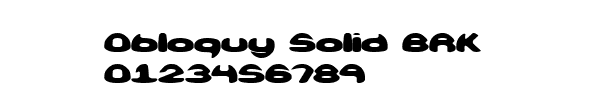 Fuente Obloquy Solid BRK.ttf