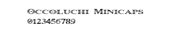 Fuente Occoluchi Minicaps.ttf