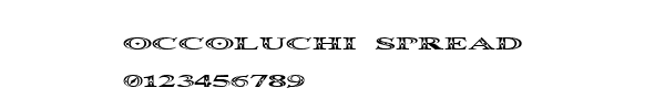 Fuente Occoluchi Spread.ttf