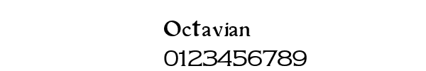 Fuente Octavian.TTF