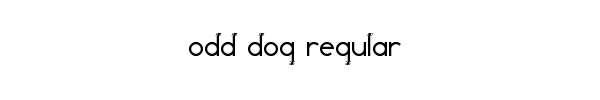 Fuente Odd Dog Regular.ttf