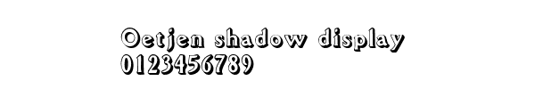 Fuente Oetjen shadow display.ttf